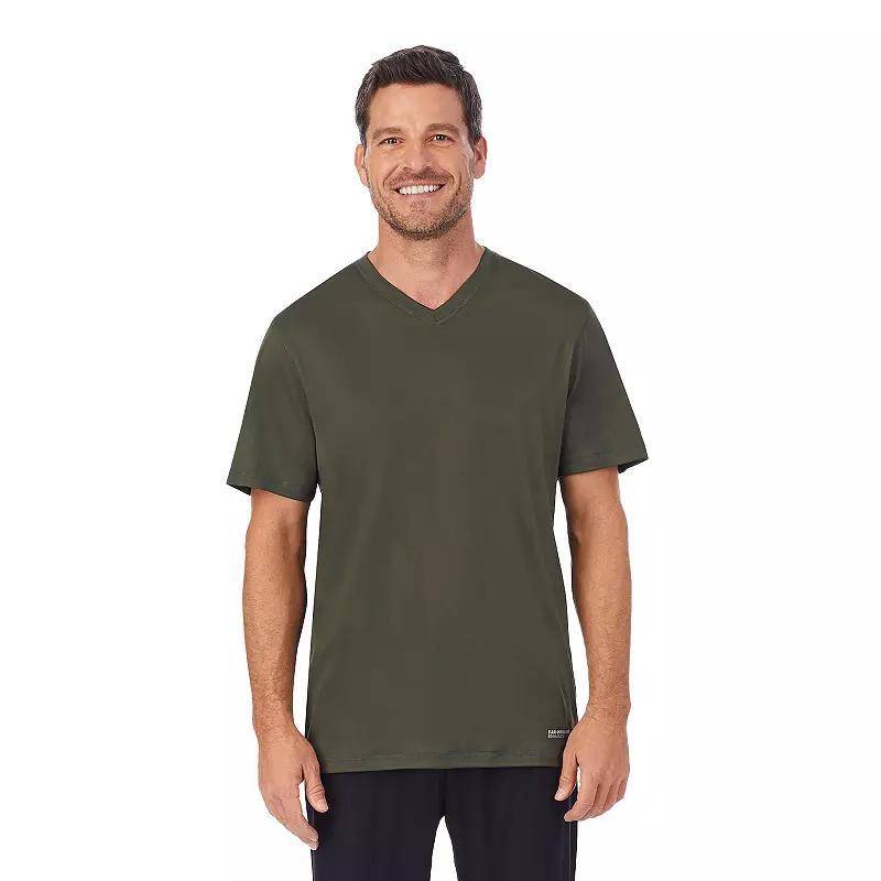 Mens Cuddl Duds Far-Infrared Enhance V-Neck Pajama Tee Product Image