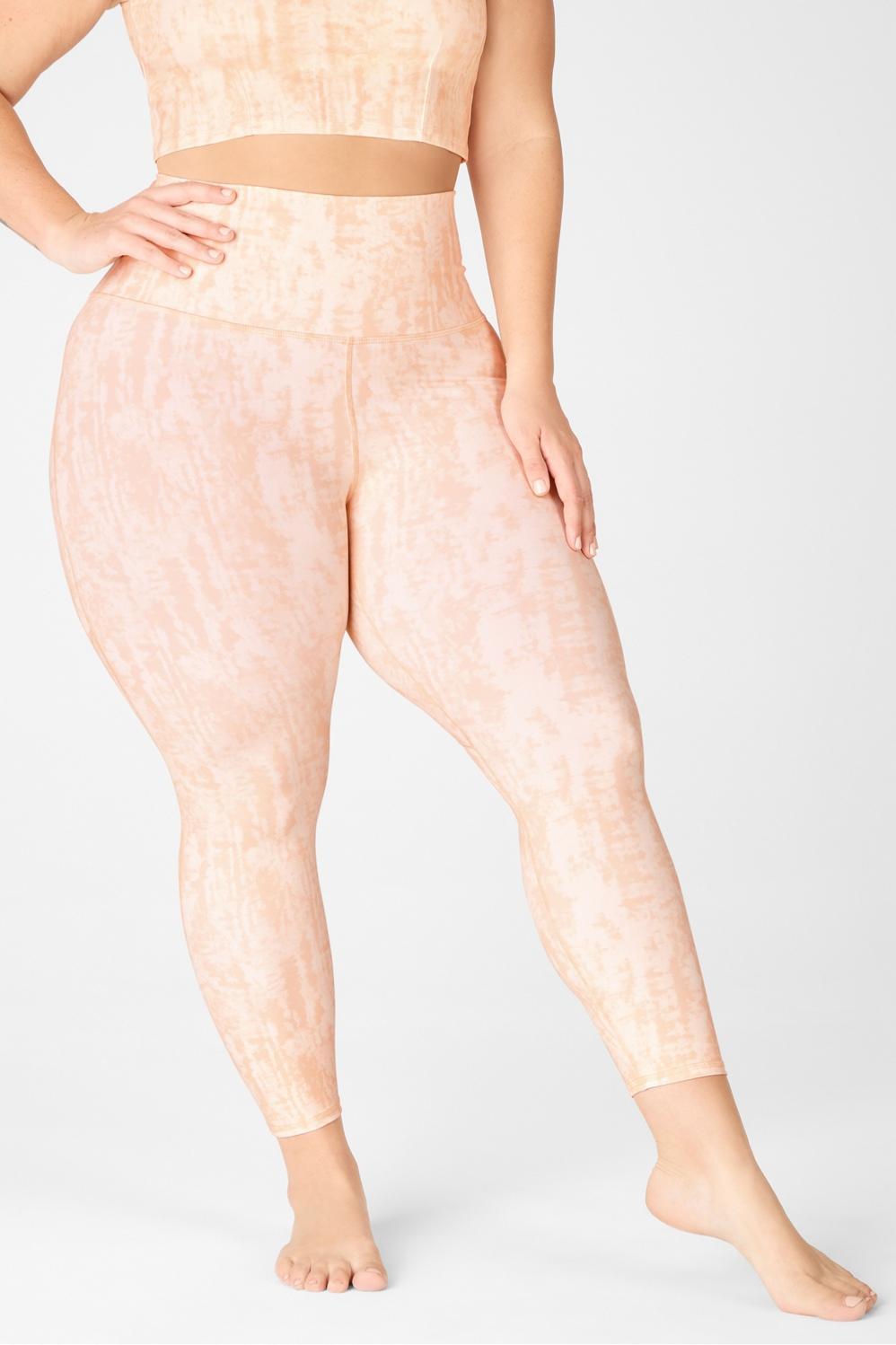 Fabletics Ultra High-Waisted PureLuxe 7/8 Legging Womens Shibori Stripe plus Size 4X Product Image