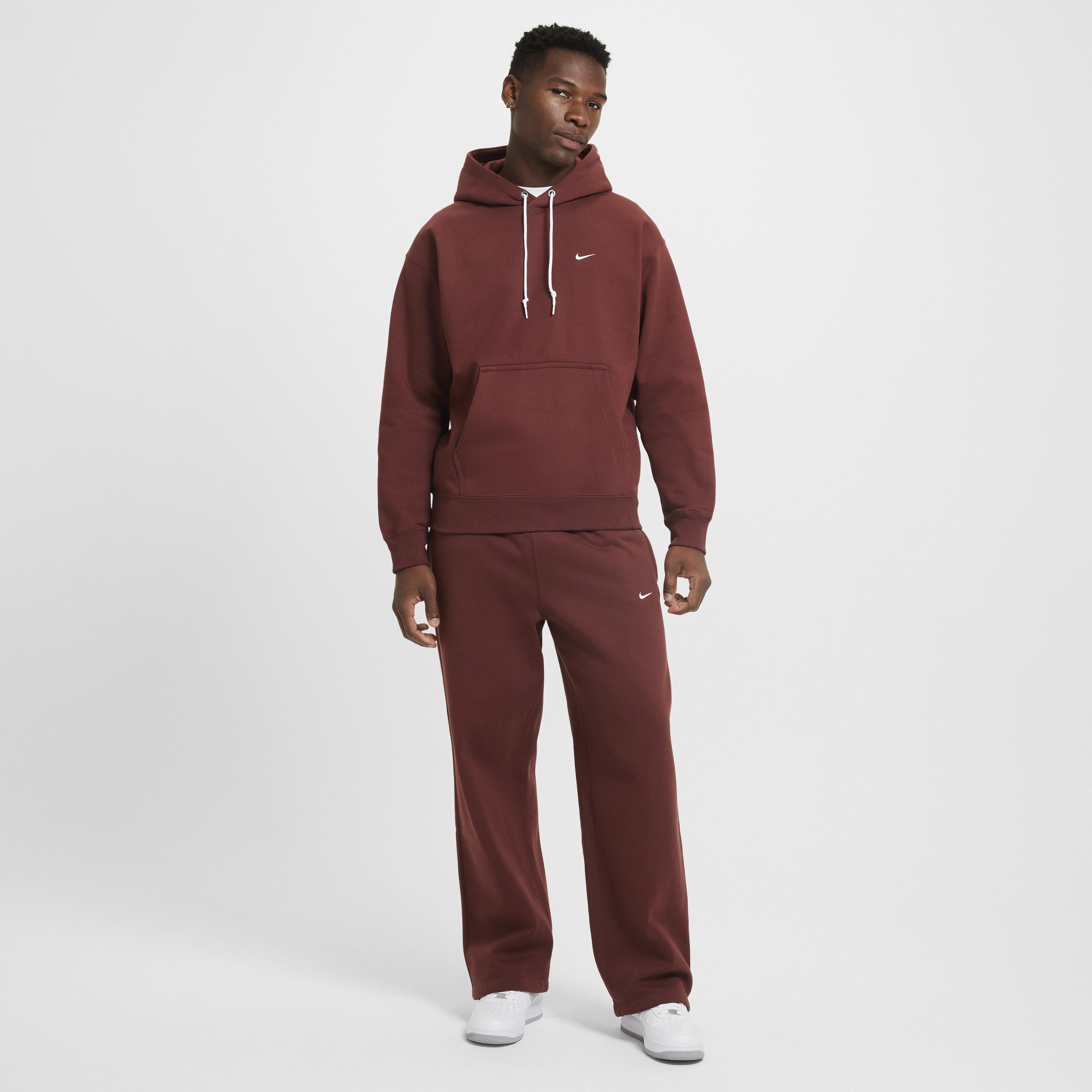 Nike Men's Solo Swoosh Fleece Pullover Hoodie Product Image