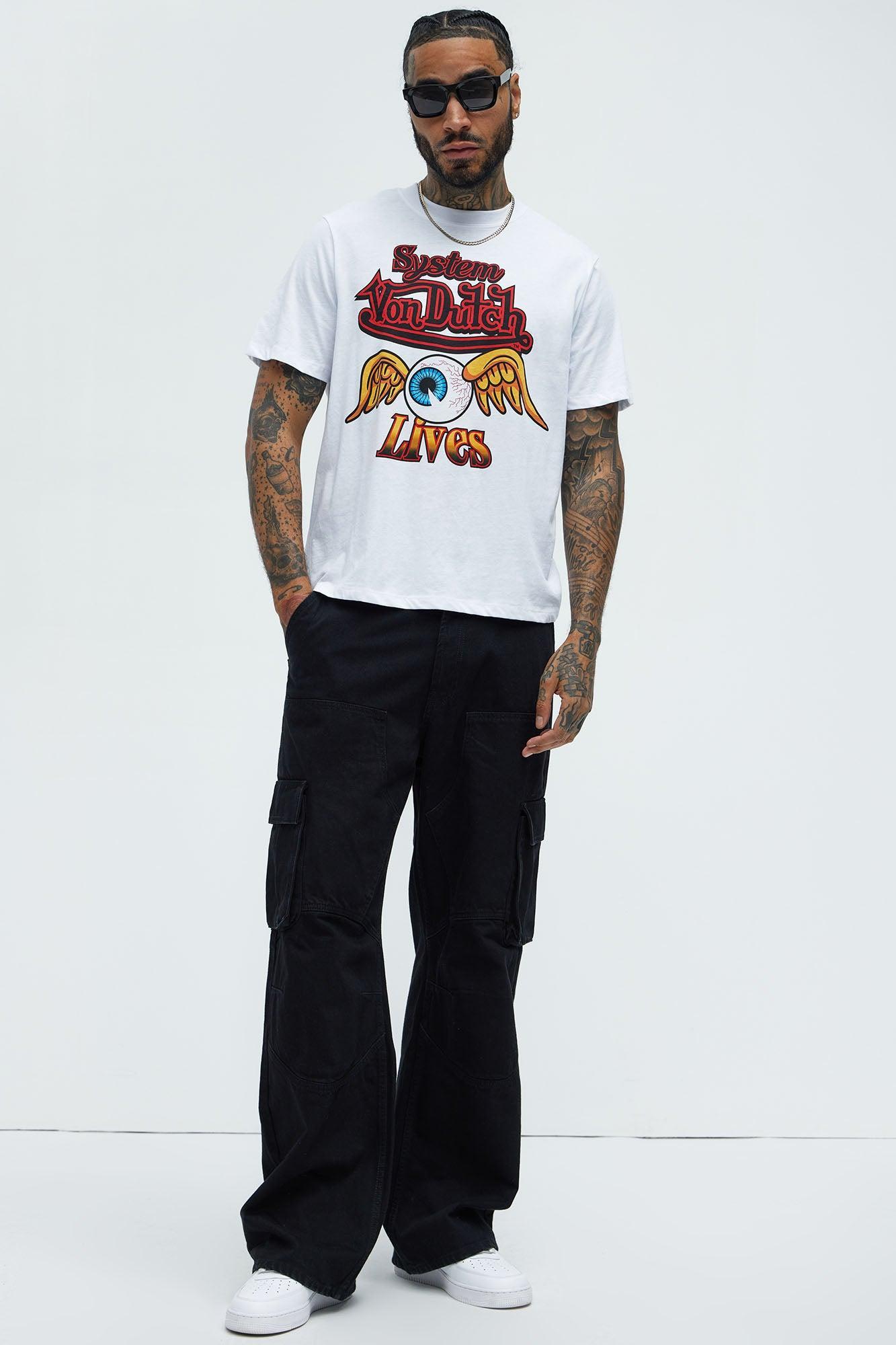 Von Dutch System Lives Short Sleeve Tee - White Product Image