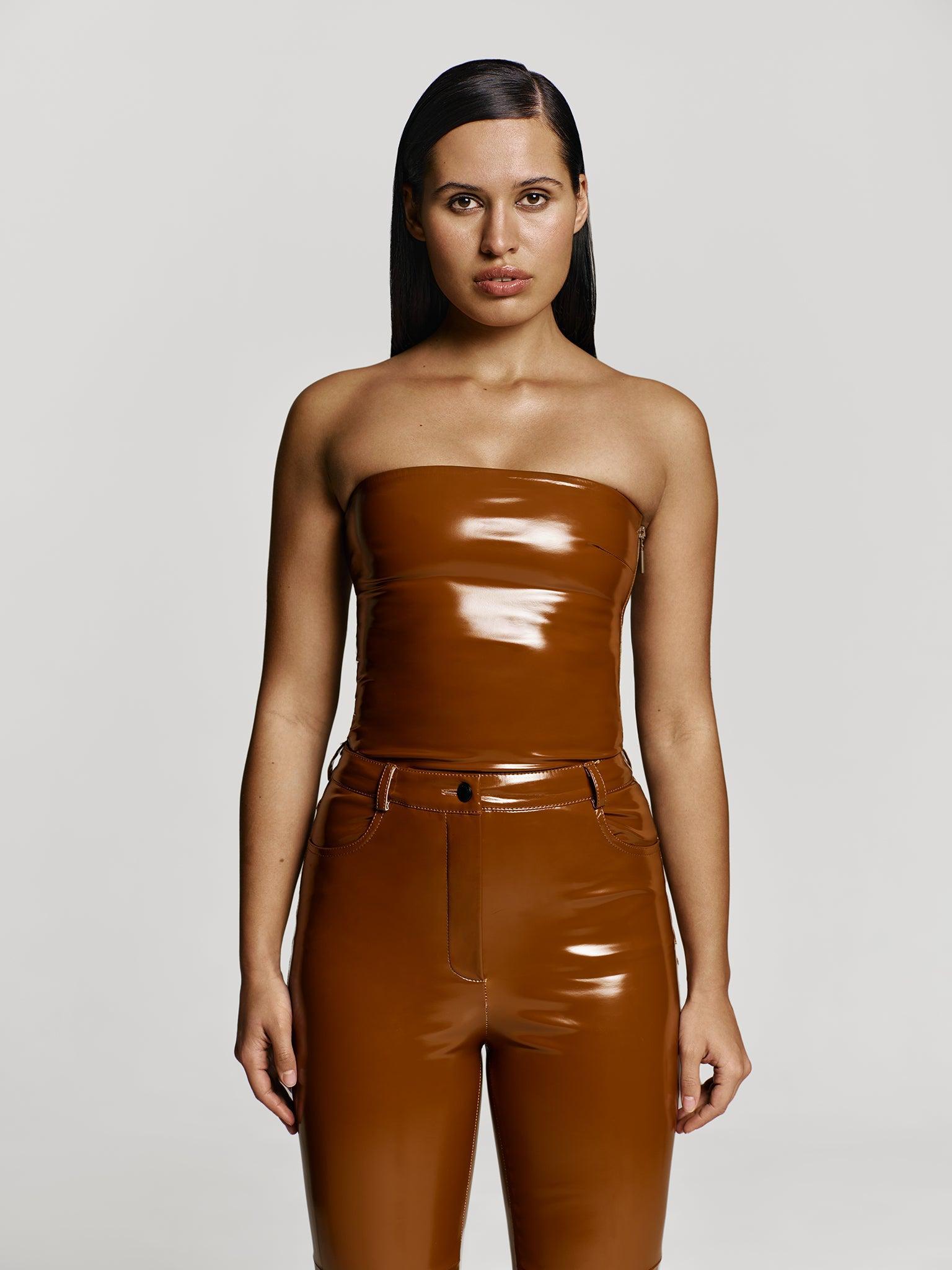 Killa bandeau in Caramel Product Image