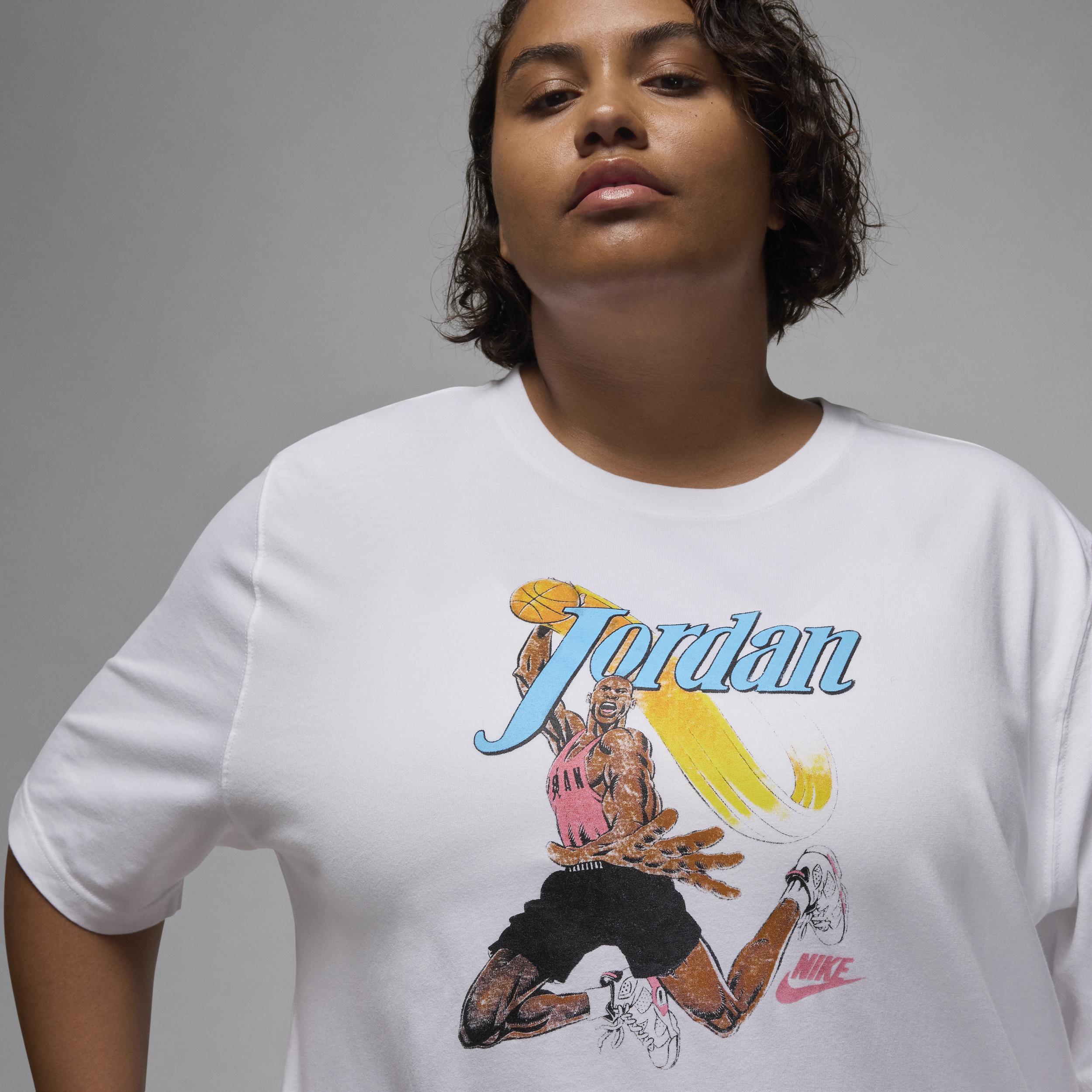 Womens Jordan Graphic Girlfriend T-Shirt (Plus Size) Product Image