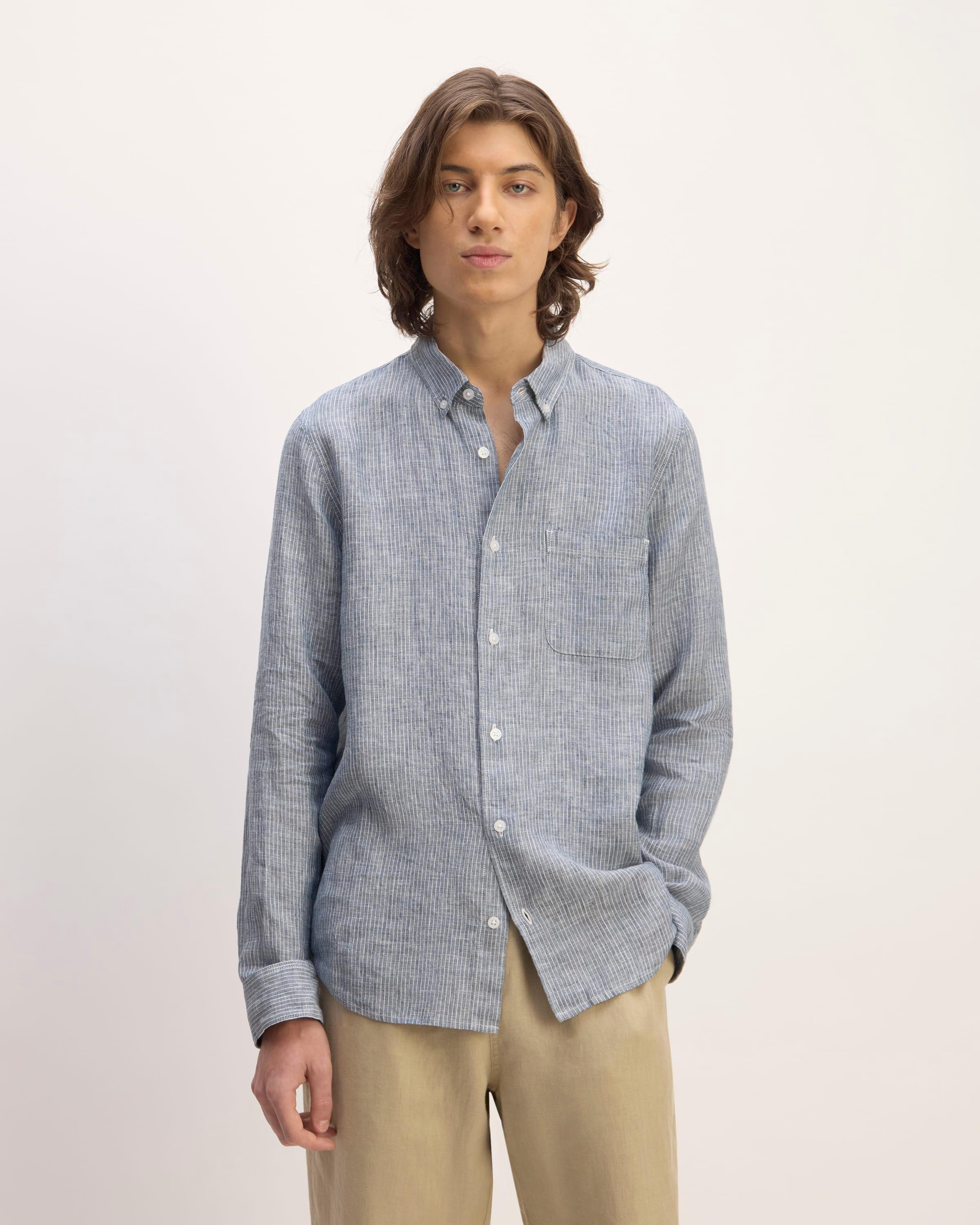 Mens Classic Shirt in Linen by Everlane Product Image