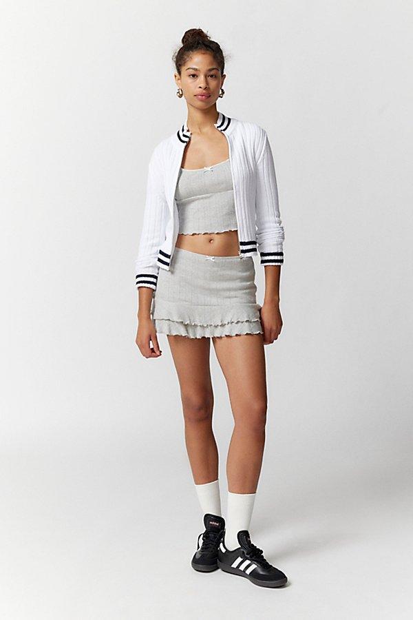 Out From Under Sleepless Nights Pointelle Mini Skort Womens at Urban Outfitters Product Image