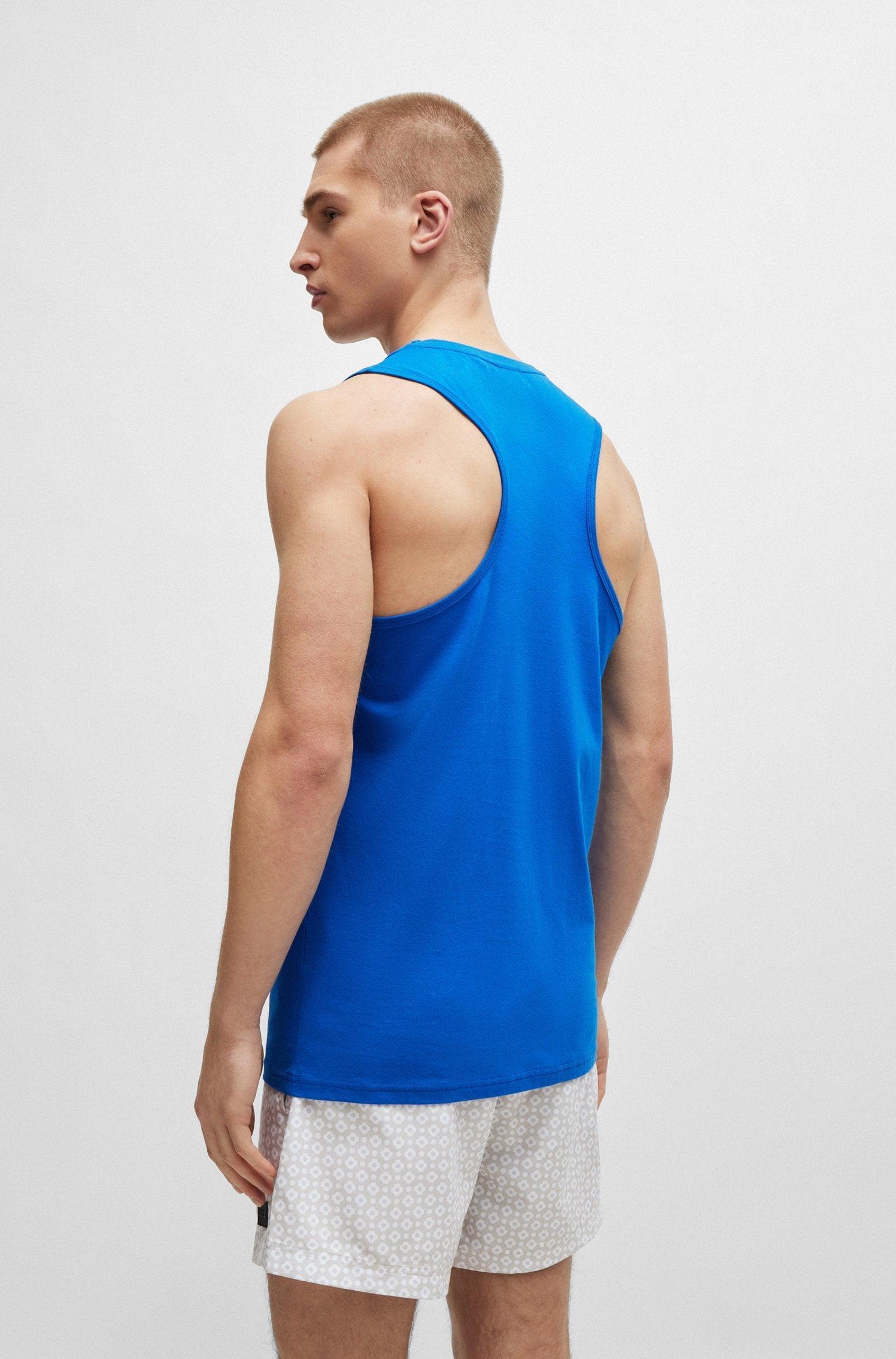 Boss Cotton Tank Top with Outline logo Product Image