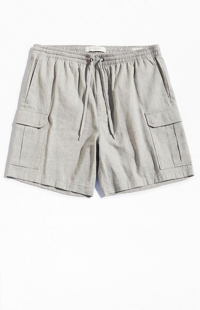 Men's Linen Cargo Shorts Product Image