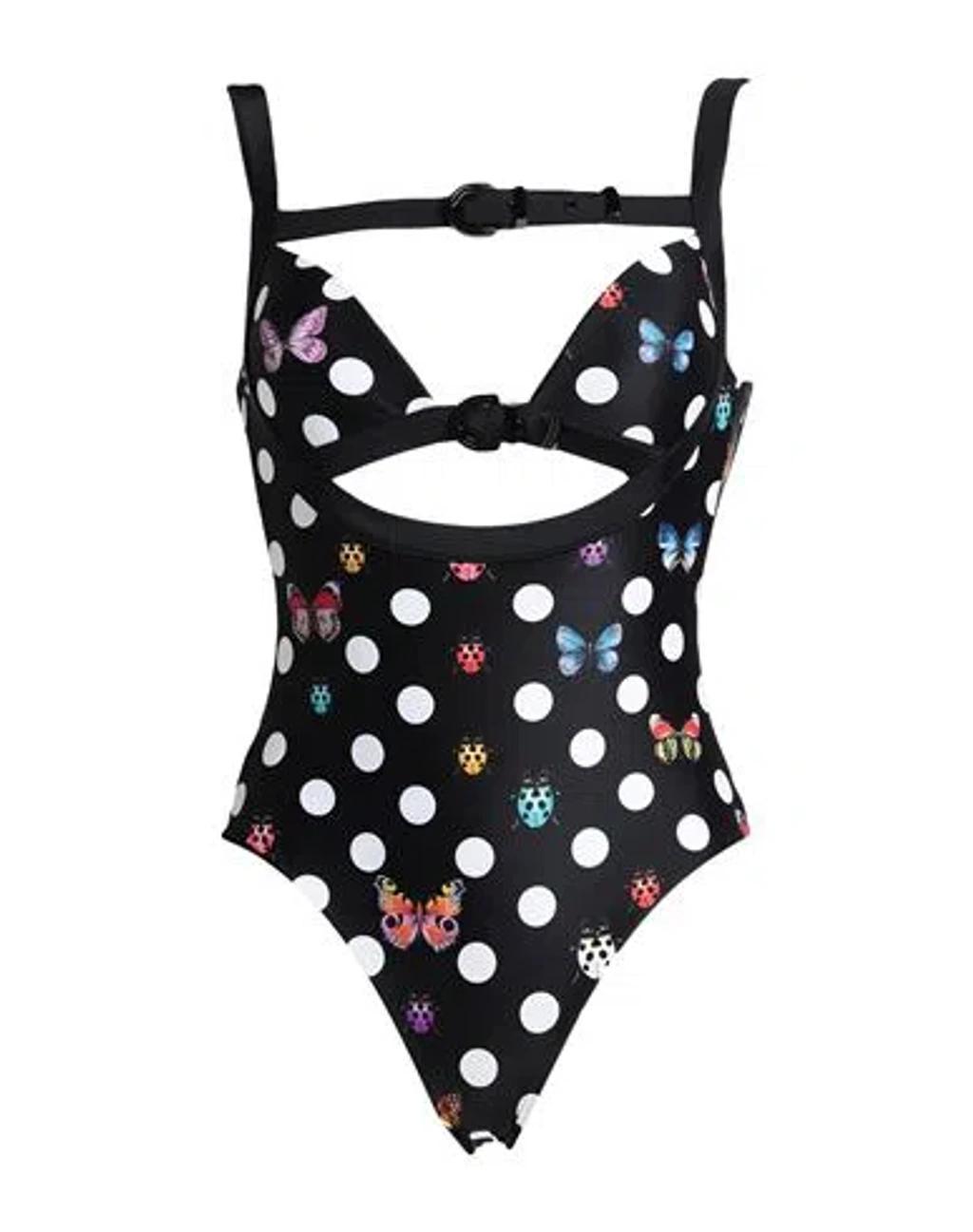 VERSACE Woman One-piece Swimsuit Black Size 1 C Polyamide, Elastane Product Image