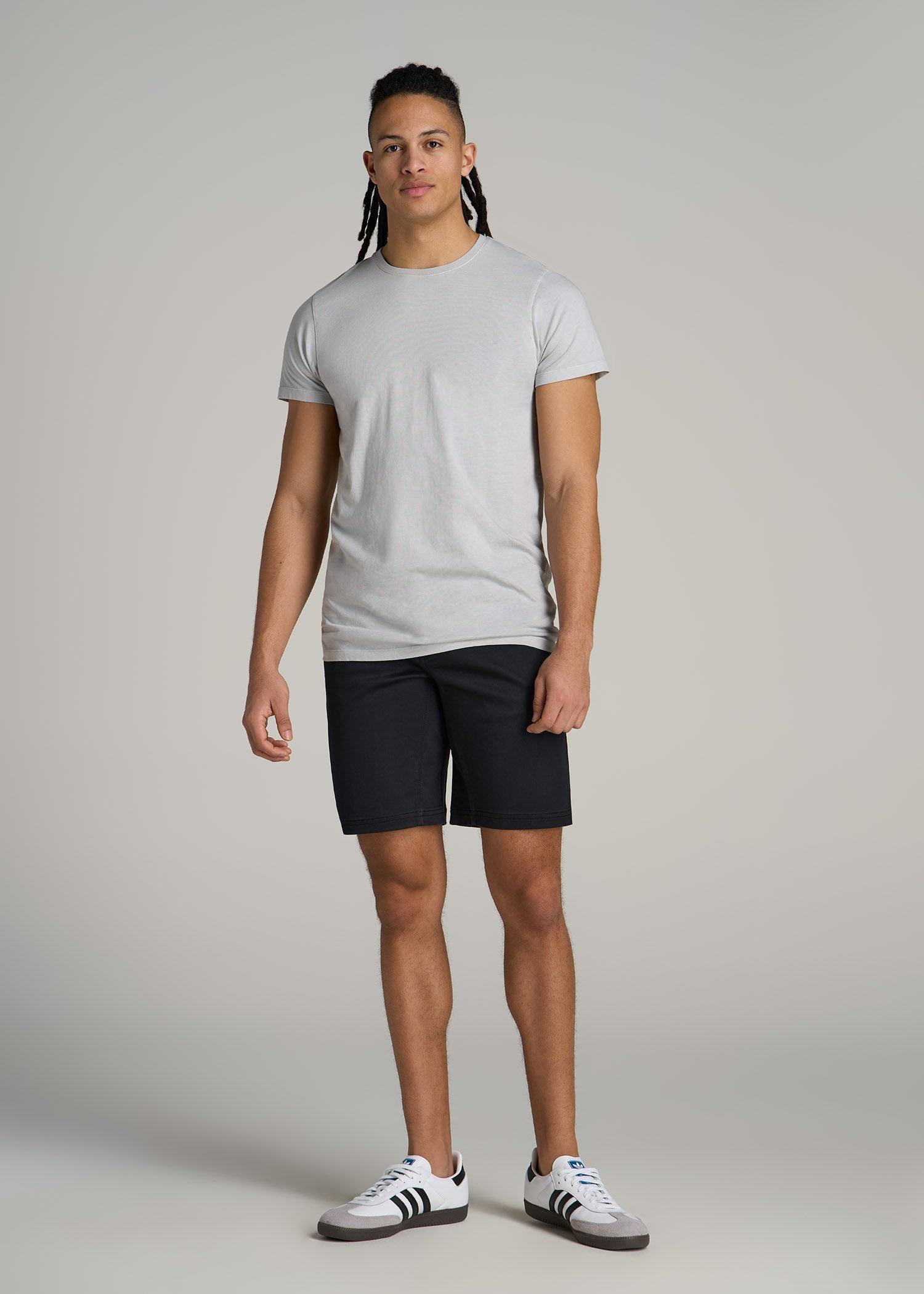 Everyday Comfort 5 Pocket Short for Tall Men in Black Product Image