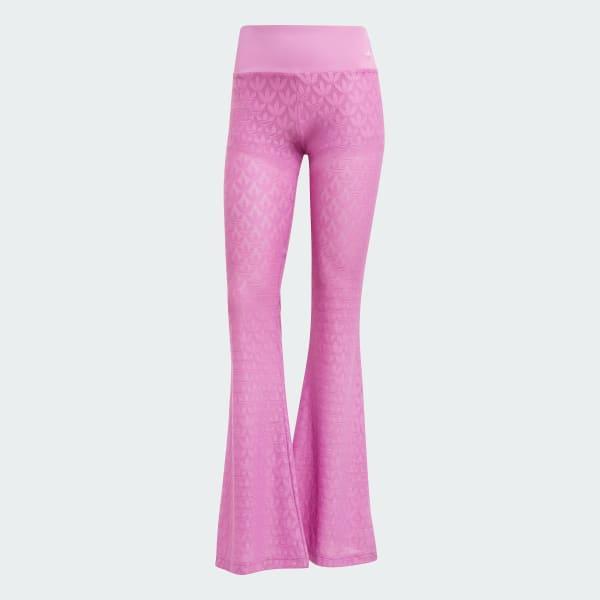 Fashion Monogram Lace Flared Pants Product Image