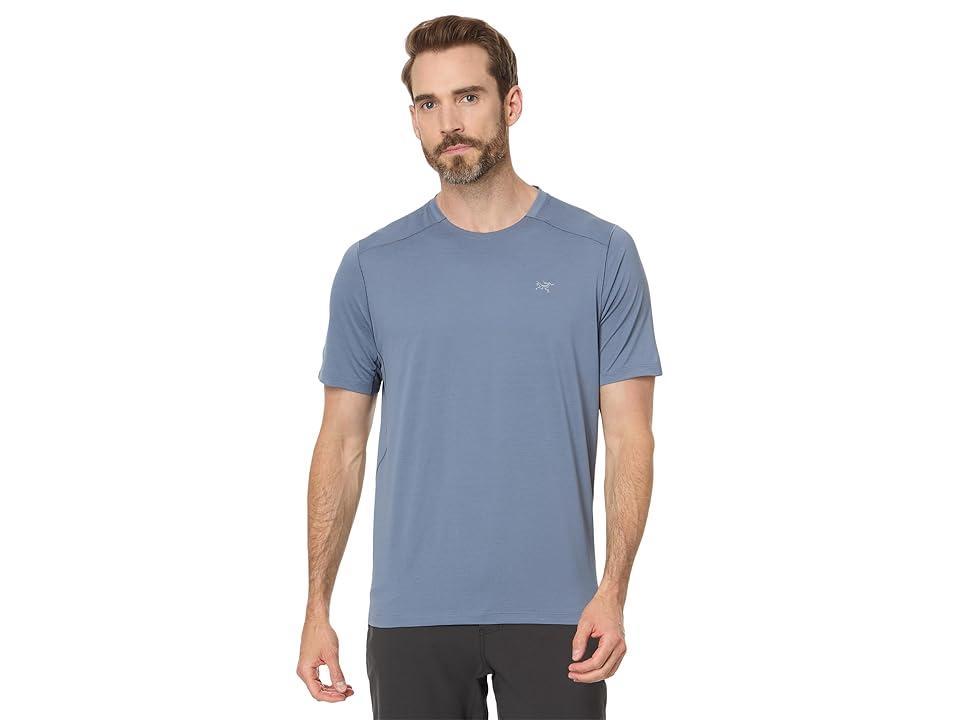 Arc'teryx Cormac Crew Short Sleeve (Arctic Silk Heather II 1) Men's Clothing Product Image