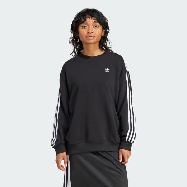 3-Stripes Oversized Crew Sweatshirt Product Image