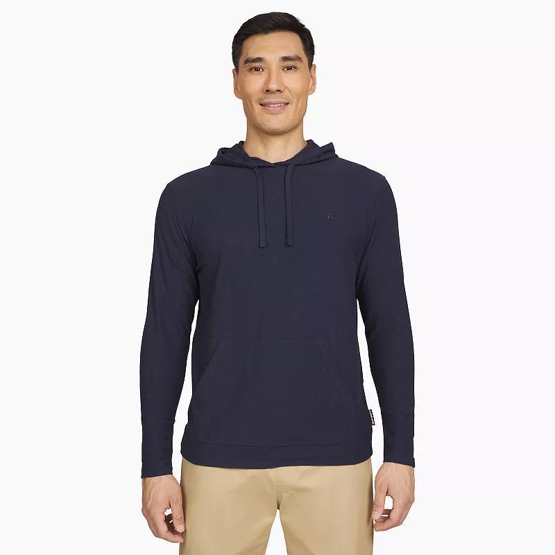 Mens Quiksilver Long Sleeve Slub Hoodie Blue Blazer Product Image