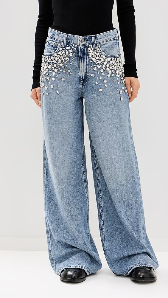 rag & bone Featherweight Sofie High-Rise Full Length Wide Jeans | Shopbop Product Image