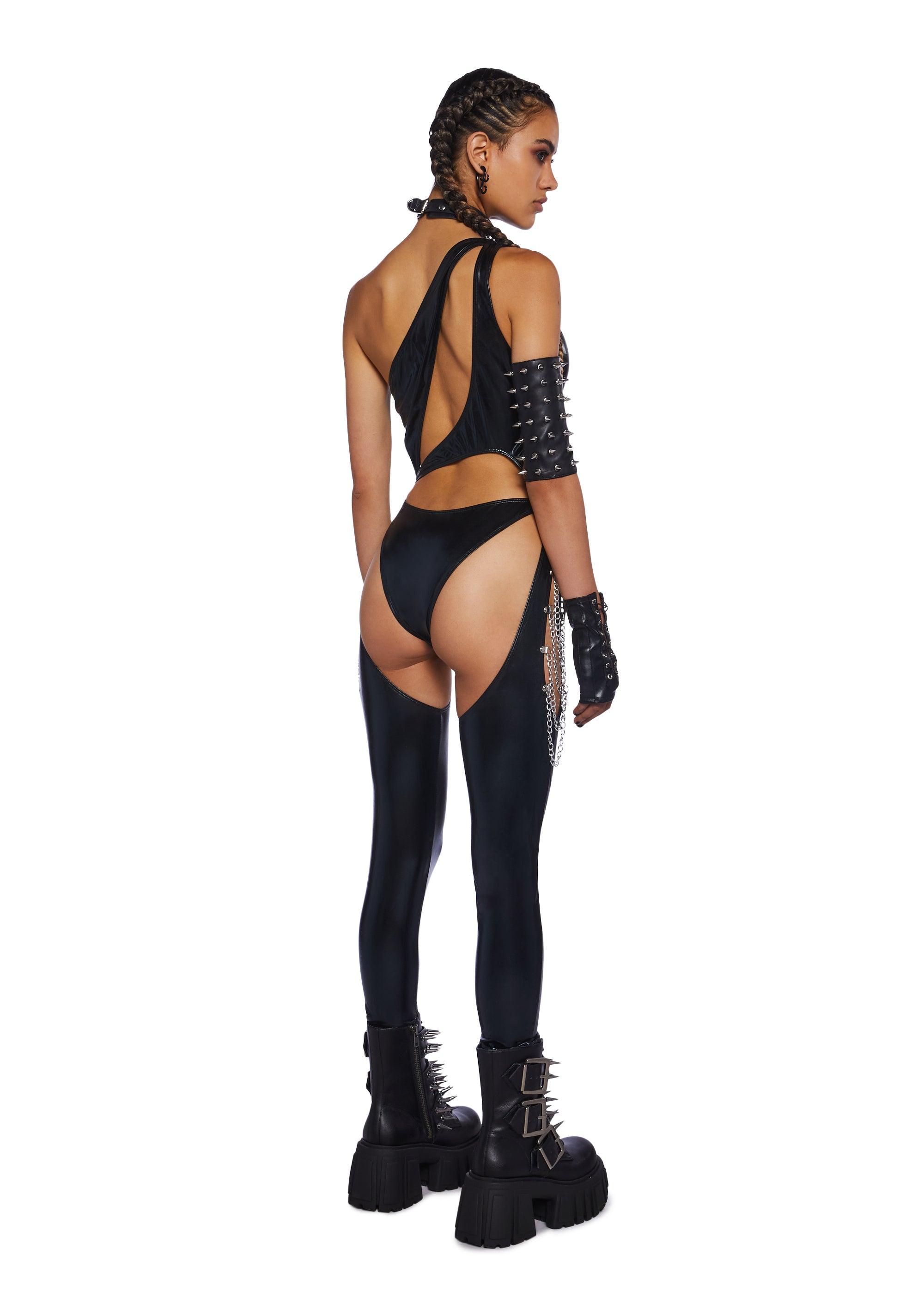 Onyx Prism Moonwalk Cut-Out Catsuit Male Product Image