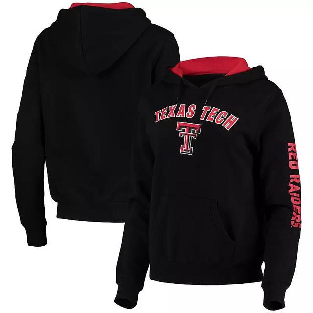 Womens Colosseum Texas Tech Red Raiders Loud and Proud Pullover Hoodie Product Image