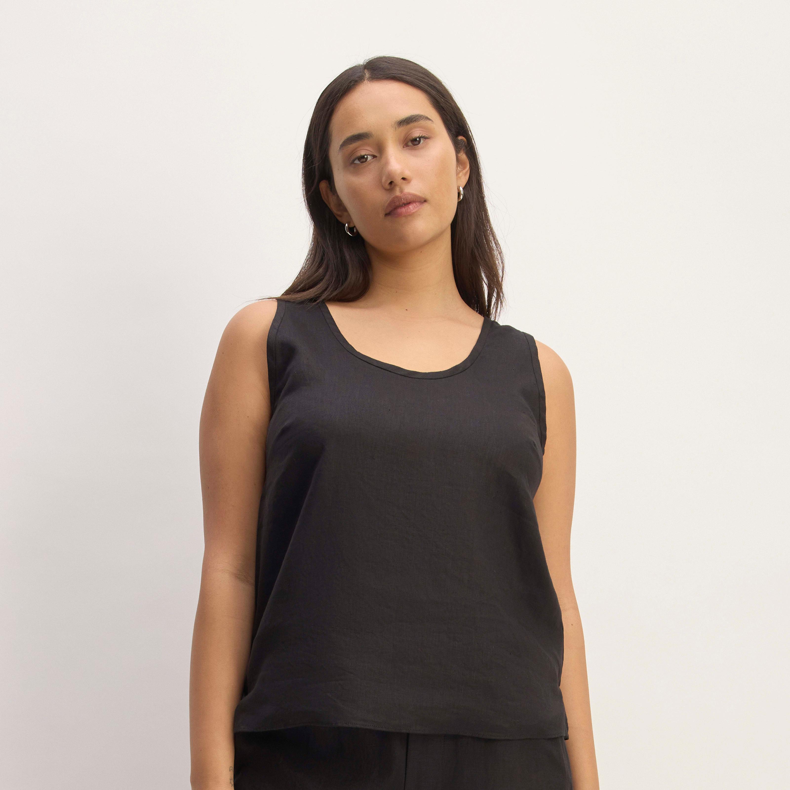 Womens Scoop Tank in Linen by Everlane Product Image