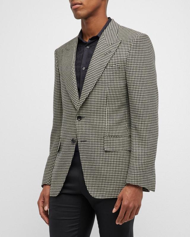 TOM FORD Cooper Houndstooth Wool, Mohair & Cashmere Sport Coat Product Image