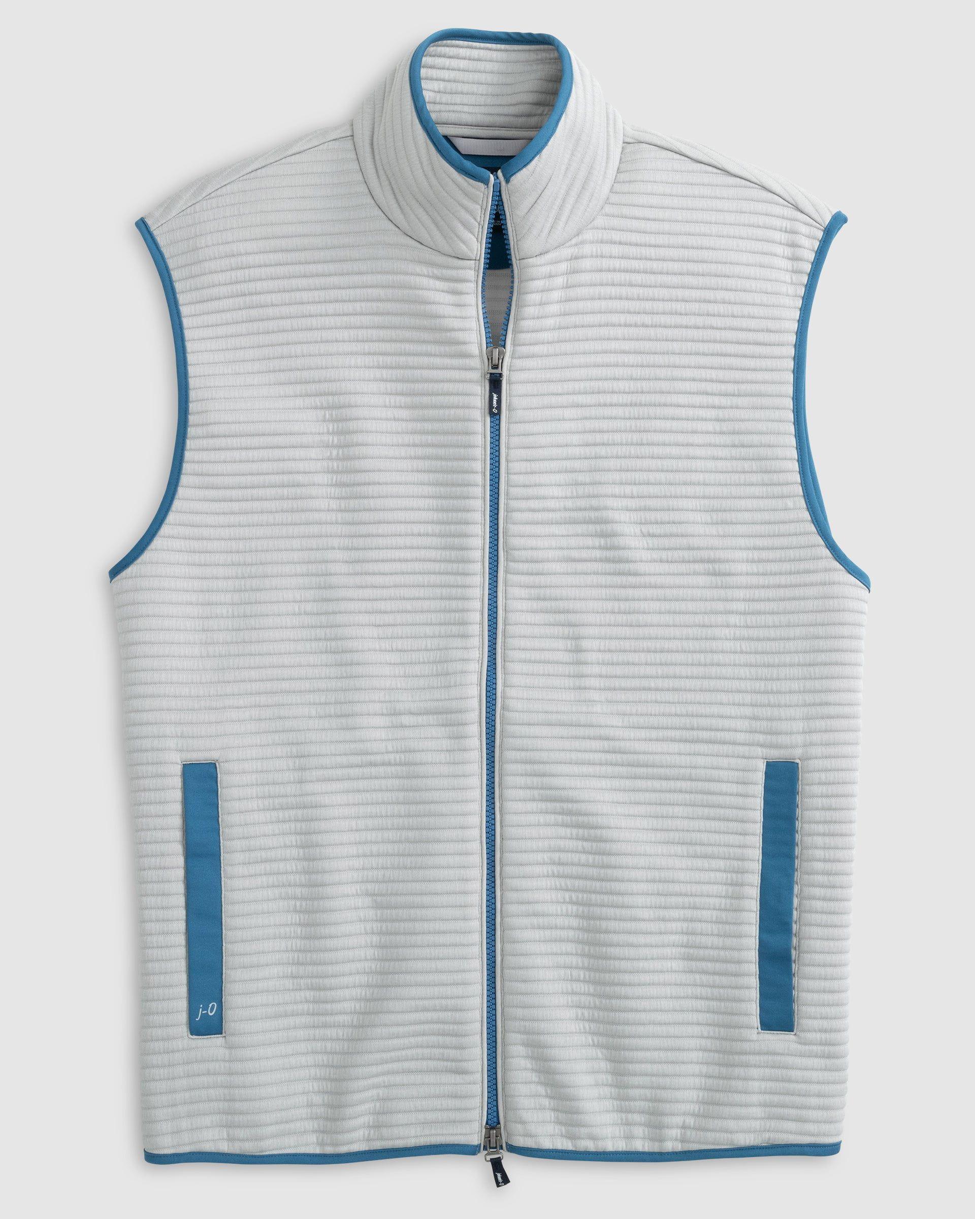 Notch Quilted Knit Vest Male Product Image