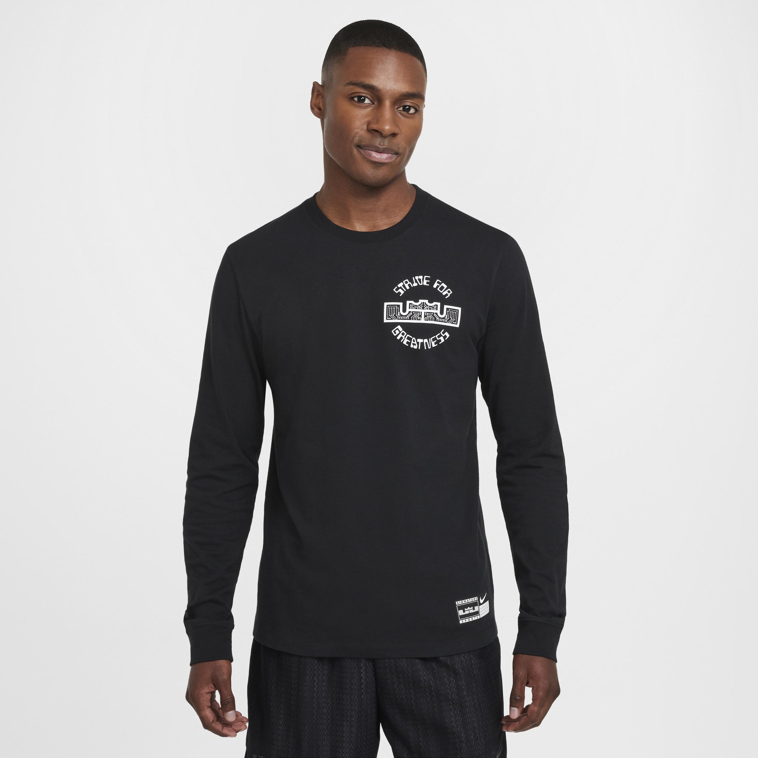 Nike Men's LeBron Max90 Long-Sleeve Basketball T-Shirt Product Image