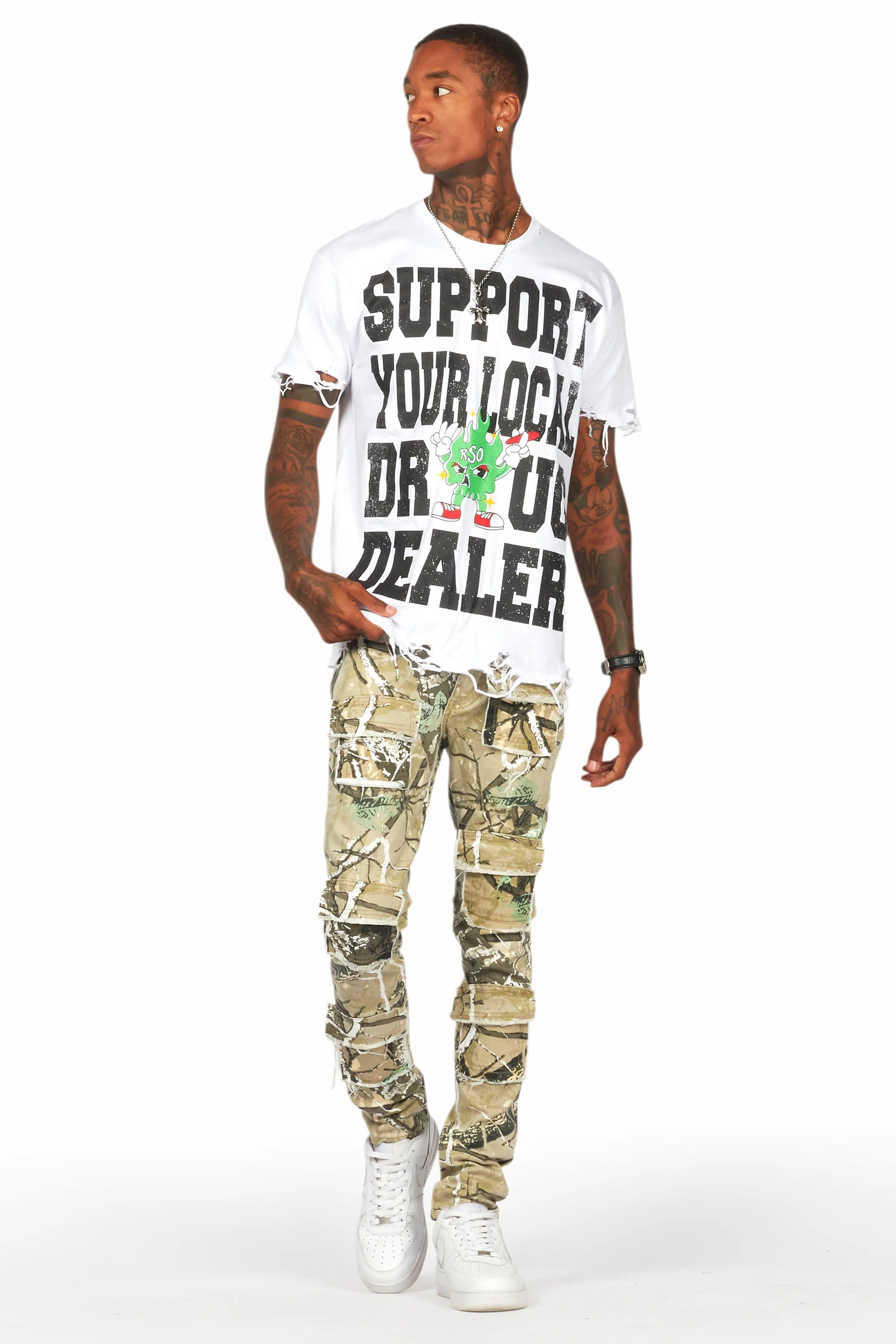 Petrus Tree Camo Slim Fit Jean Male Product Image