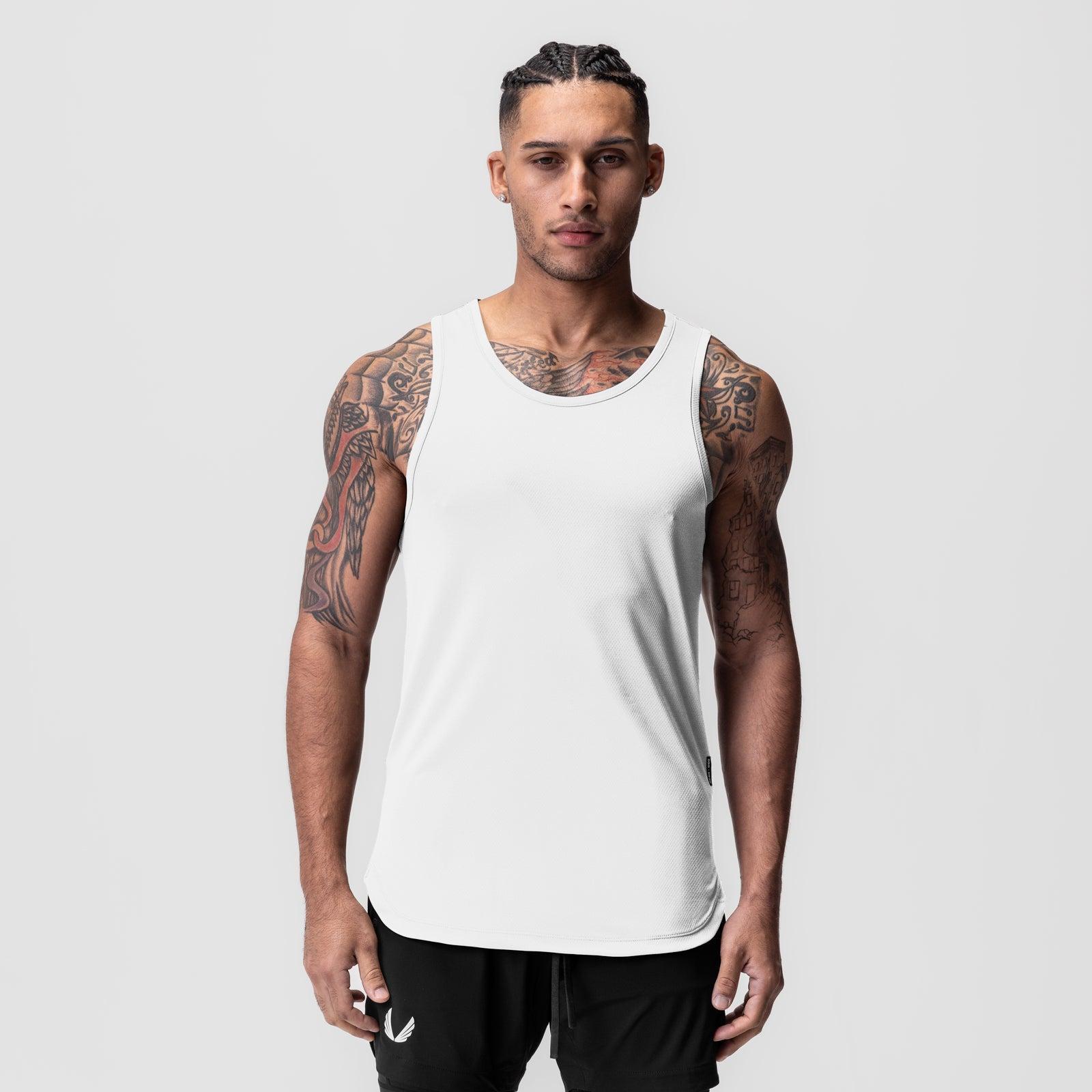 0830. AeroSilver® Tank Top - White Product Image