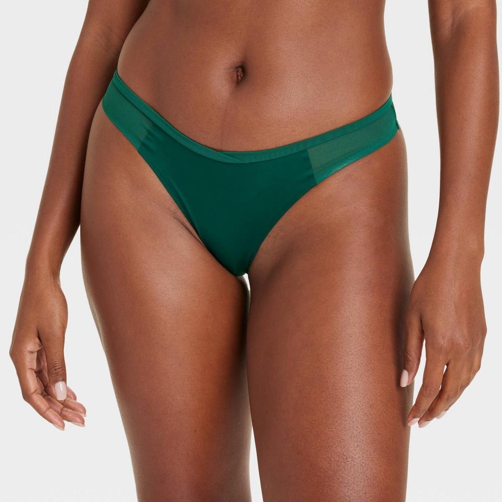 Womens Micro-Mesh Thong - Auden Green XL Product Image