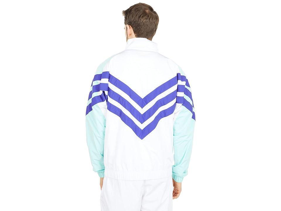 adidas Originals Tironti Track Top Ltd Energy Aqua/Energy Ink) Men's Clothing Product Image