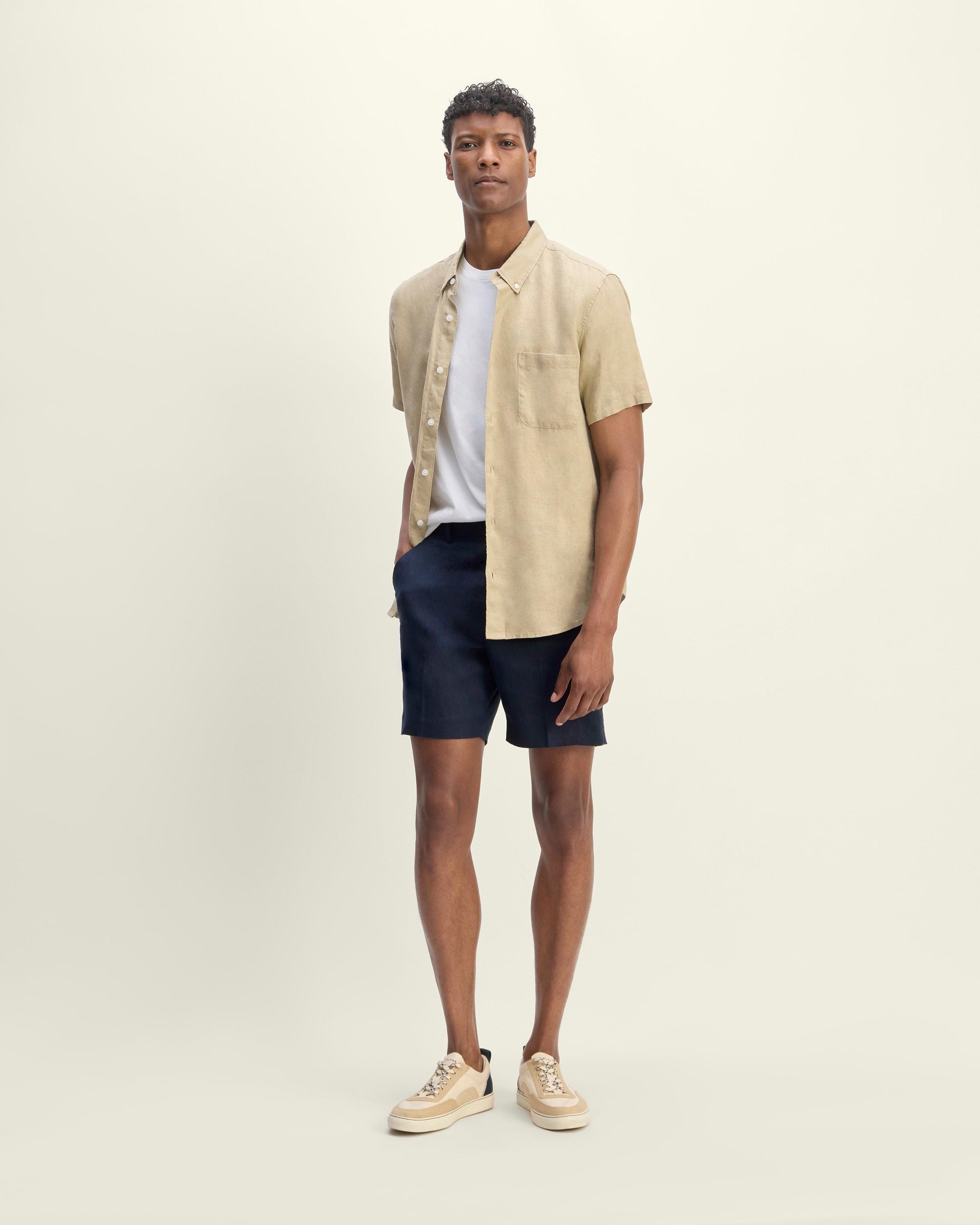 Mens 7 Linen Trouser Short by Everlane Product Image