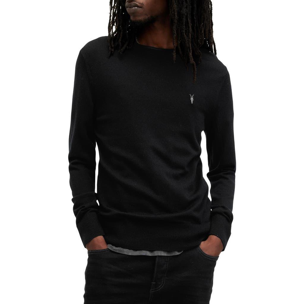 ALLSAINTS Mode Merino Crew Jumper In Black Product Image