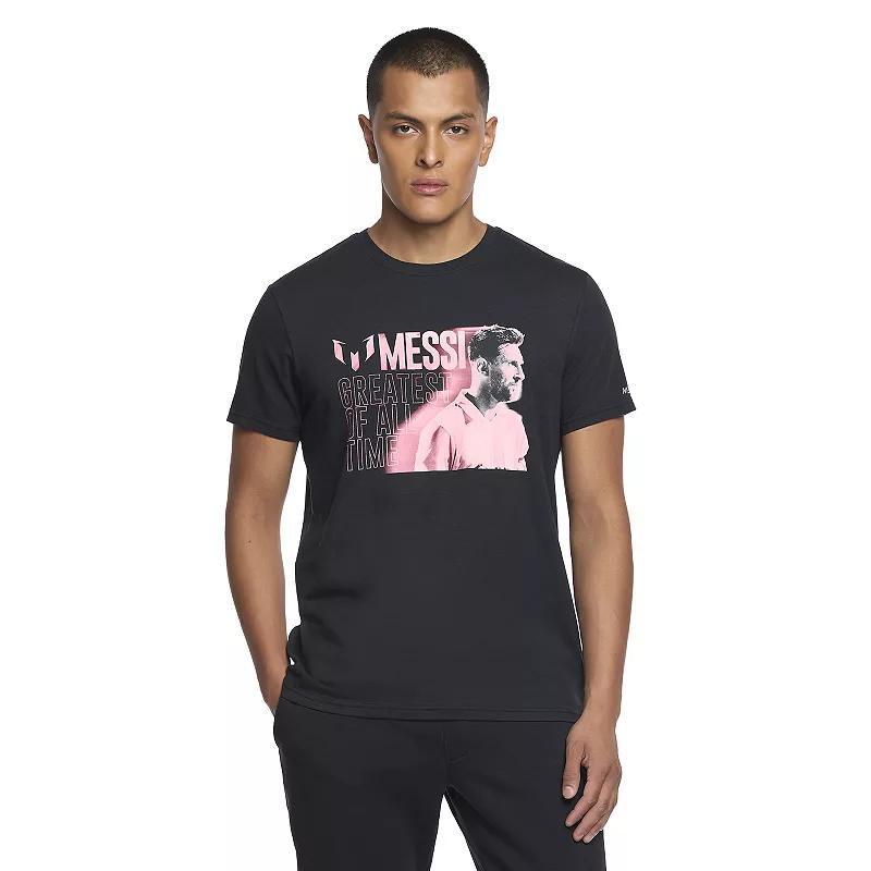 Mens Messi Greatest of All Time Graphic Tee Product Image