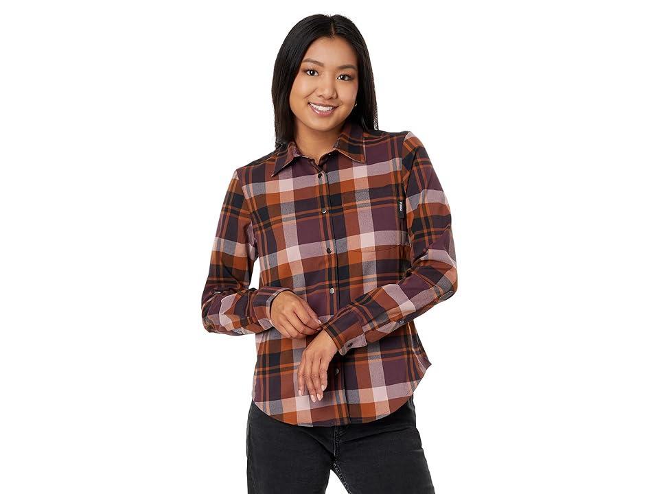 Flylow Brigitte Tech Flannel (Galaxy/Copper) Women's Clothing Product Image