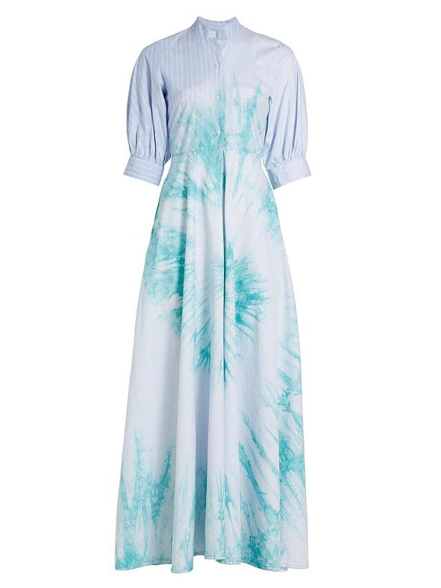 Womens Dayo Tie-Dye Maxi Shirtdress Product Image