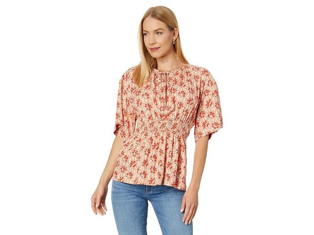 Joie Renae Top (Vibrant/Red/Multi) Women's Clothing Product Image