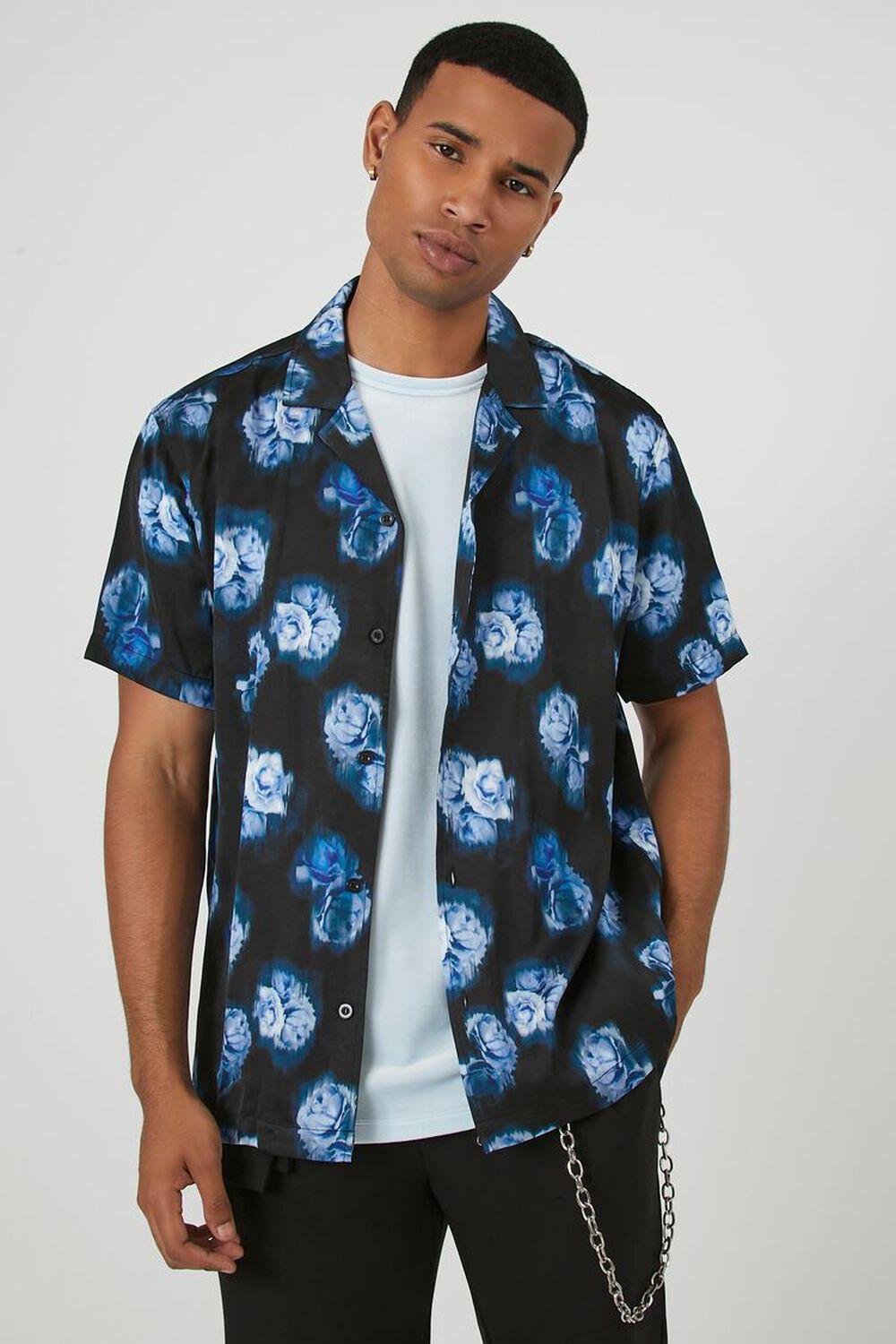 Satin Floral Print Shirt | Forever 21 Product Image