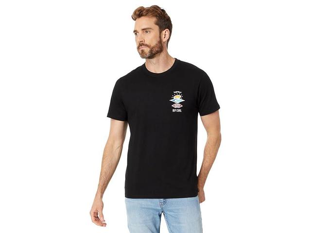 Rip Curl Search Icon Short Sleeve Tee 1) Men's T Shirt Product Image