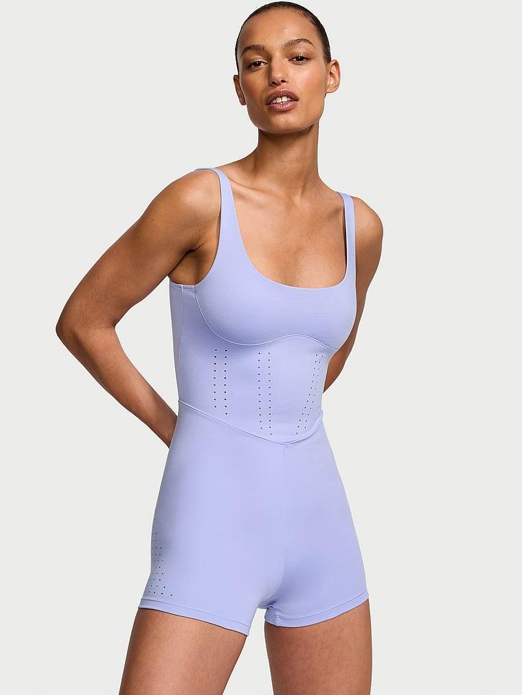 VS Essential Perforated Short Onesie Product Image