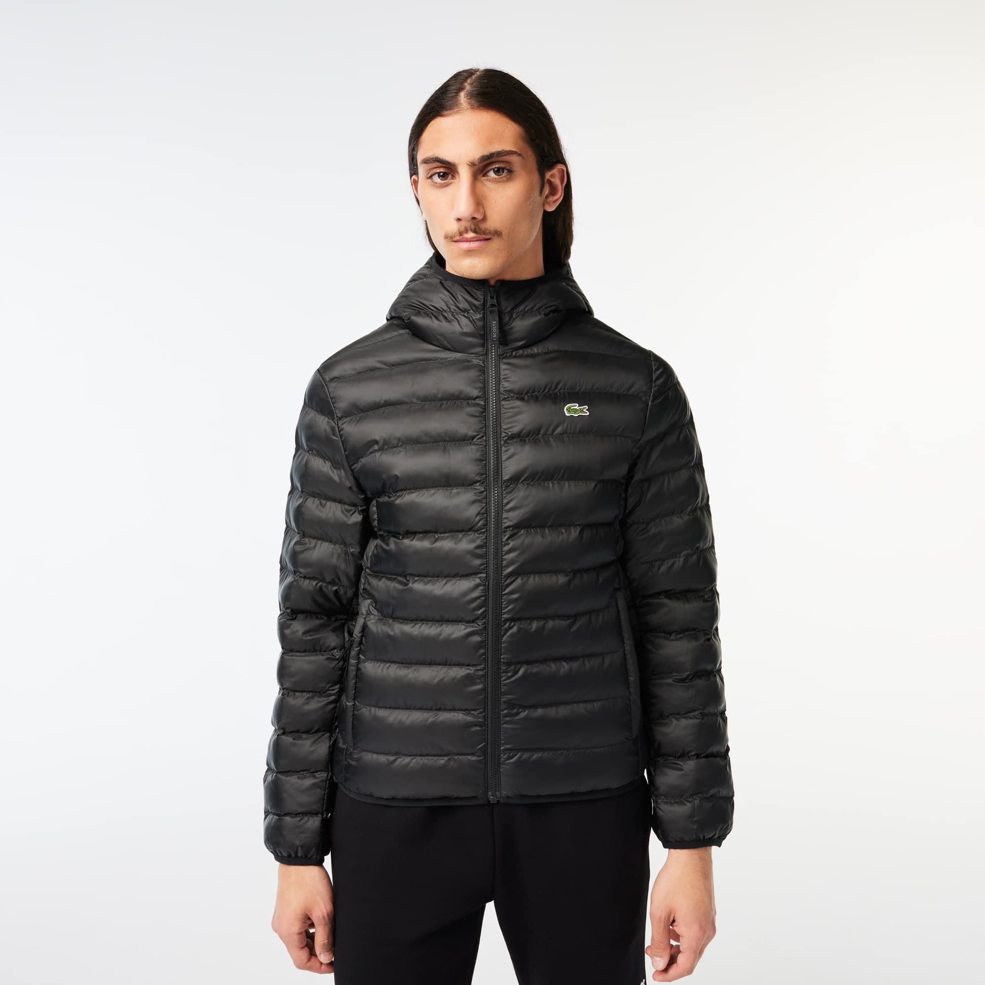 Men's Quilted Hooded Puffer Jacket Product Image