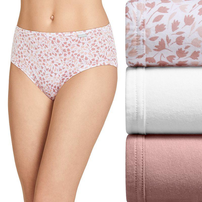 Womens Jockey Elance 3-Pack Hipster Panty Set 1488 Pink Product Image