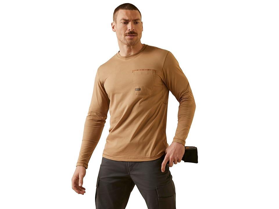 Ariat Rebar Workman Born for This Graphic T-Shirt (Tigers Eye) Men's Clothing Product Image