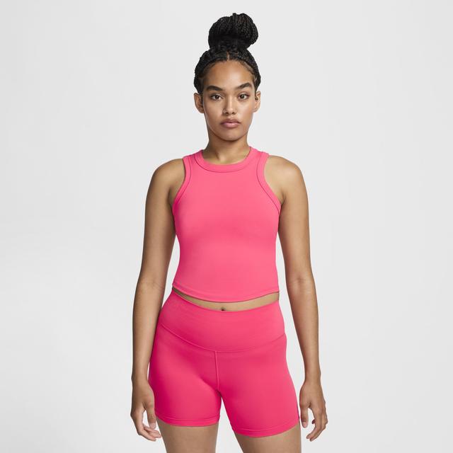 Nike Womens One Fitted Dri-FIT Cropped Tank Top Product Image