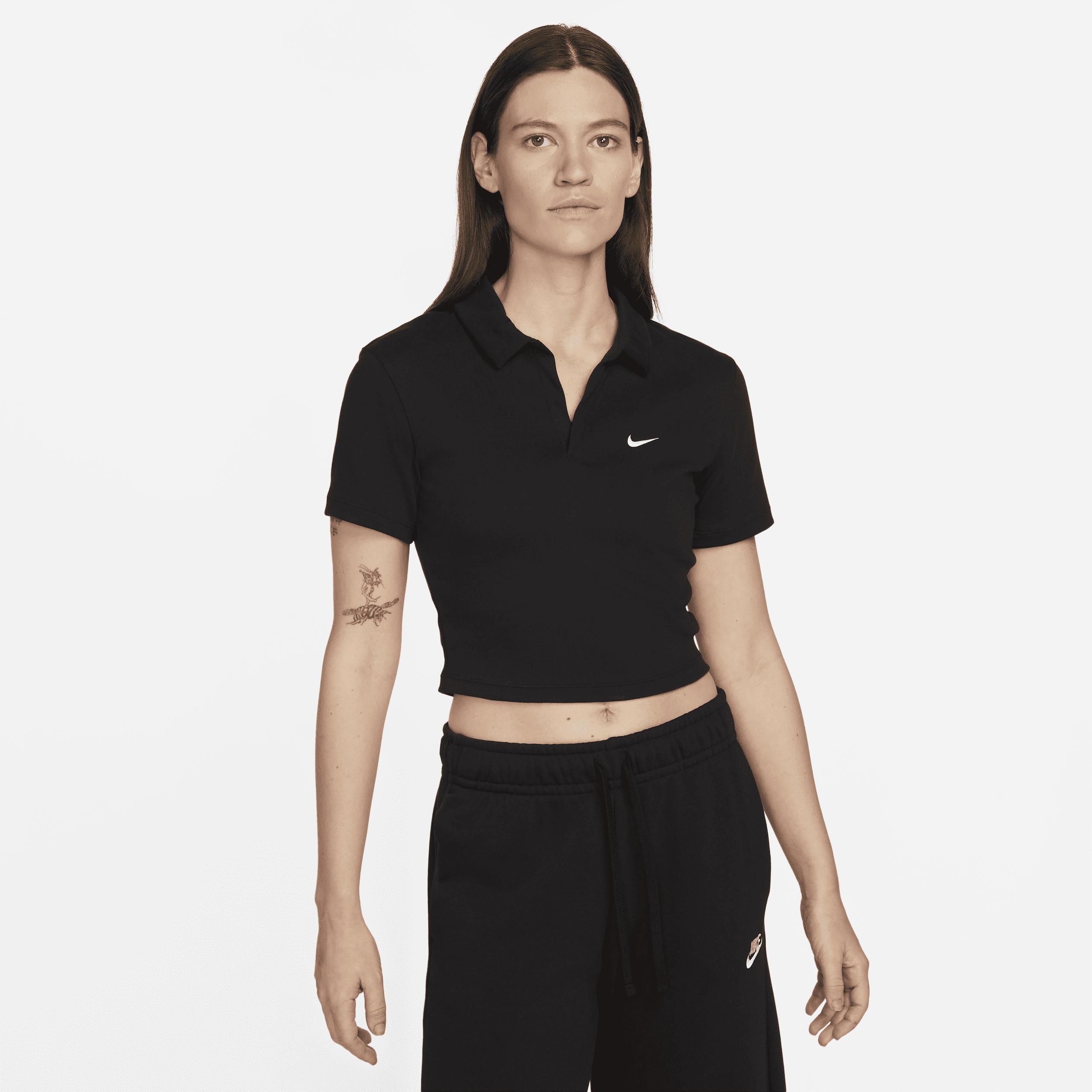 Nike Essentials Stretch Crop Polo Product Image