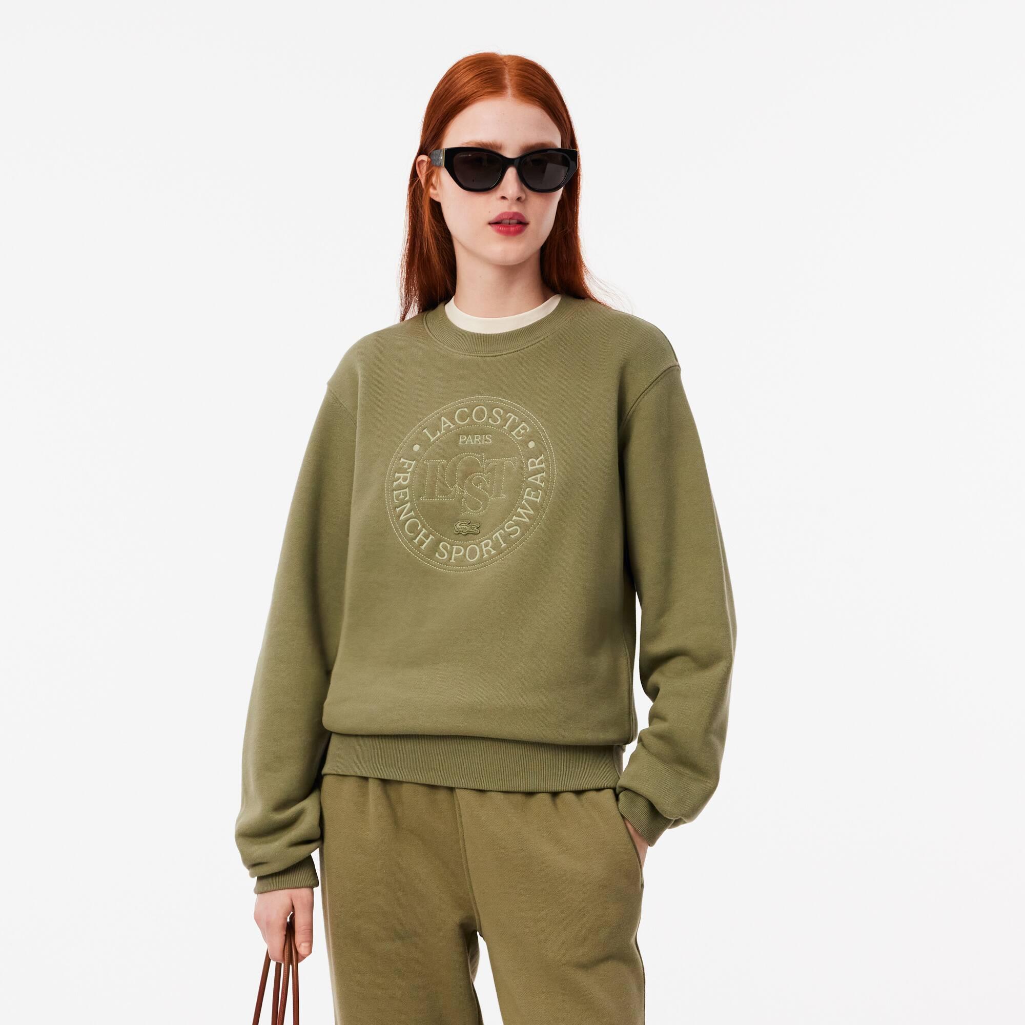 Embroidered Fleece Sweatshirt Product Image