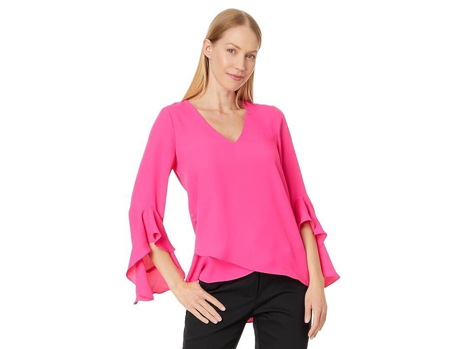 Vince Camuto Flutter Sleeve Tunic Product Image