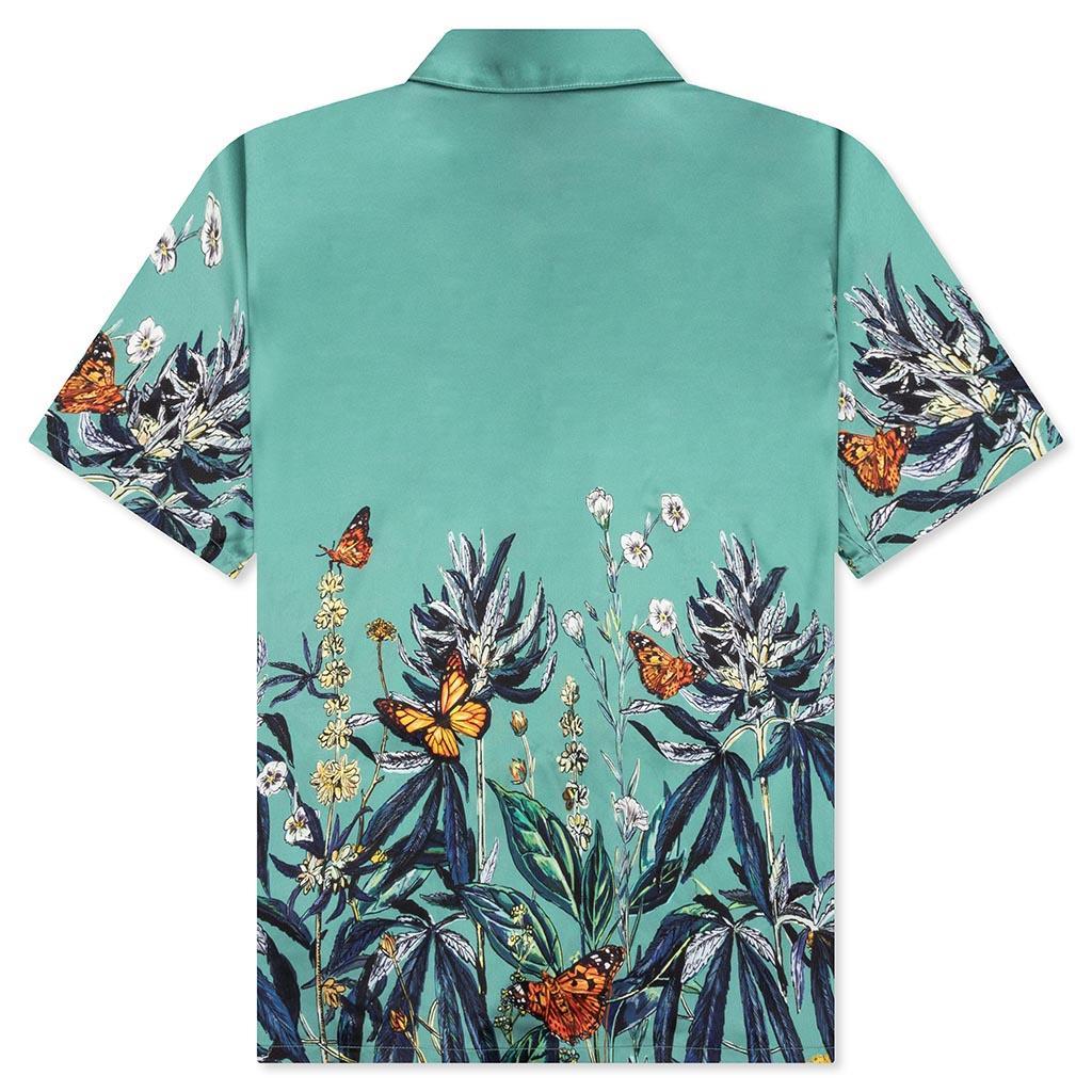 Botanical Silk S/S Shirt - Ocean Botanical Male Product Image