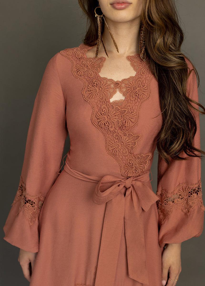 Felicite Dress in Roseclay Product Image