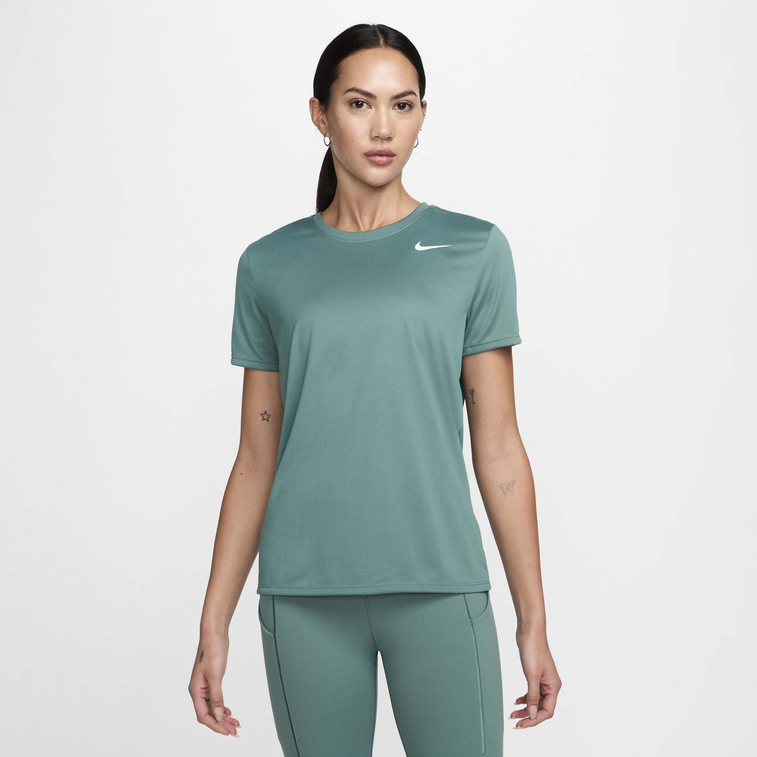 Nike Womens Dri-FIT Ragland LBR T-Shirt - Bicoastal/White Product Image