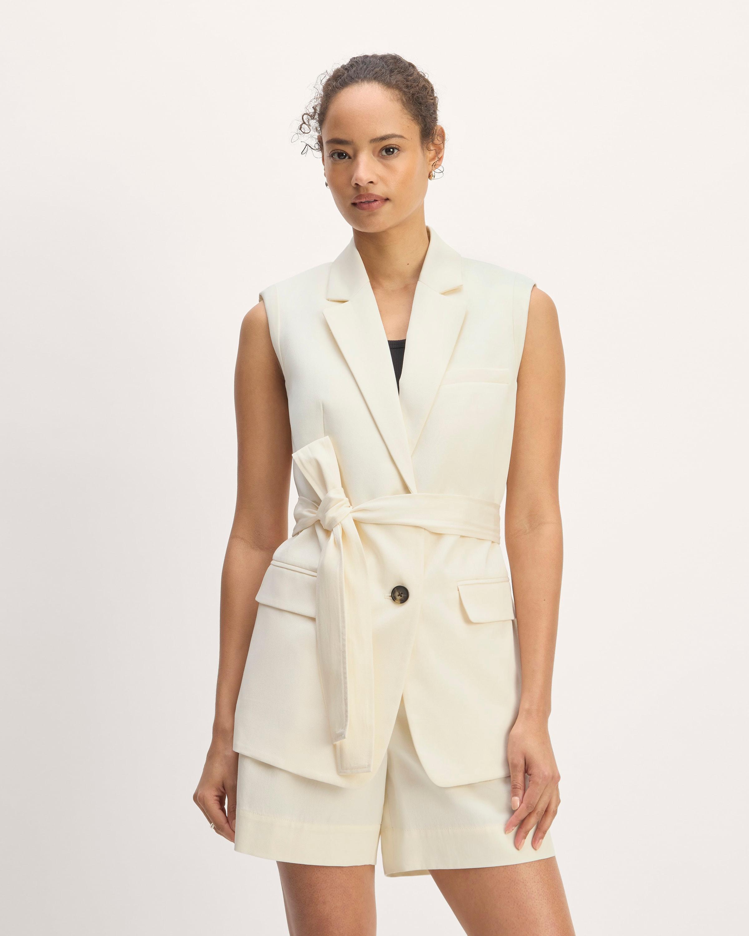 The TENCEL™ Sleeveless Blazer Product Image