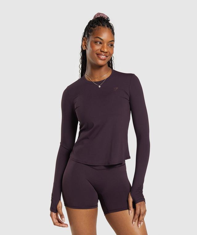 Elevate Long Sleeve Ruched Top Product Image