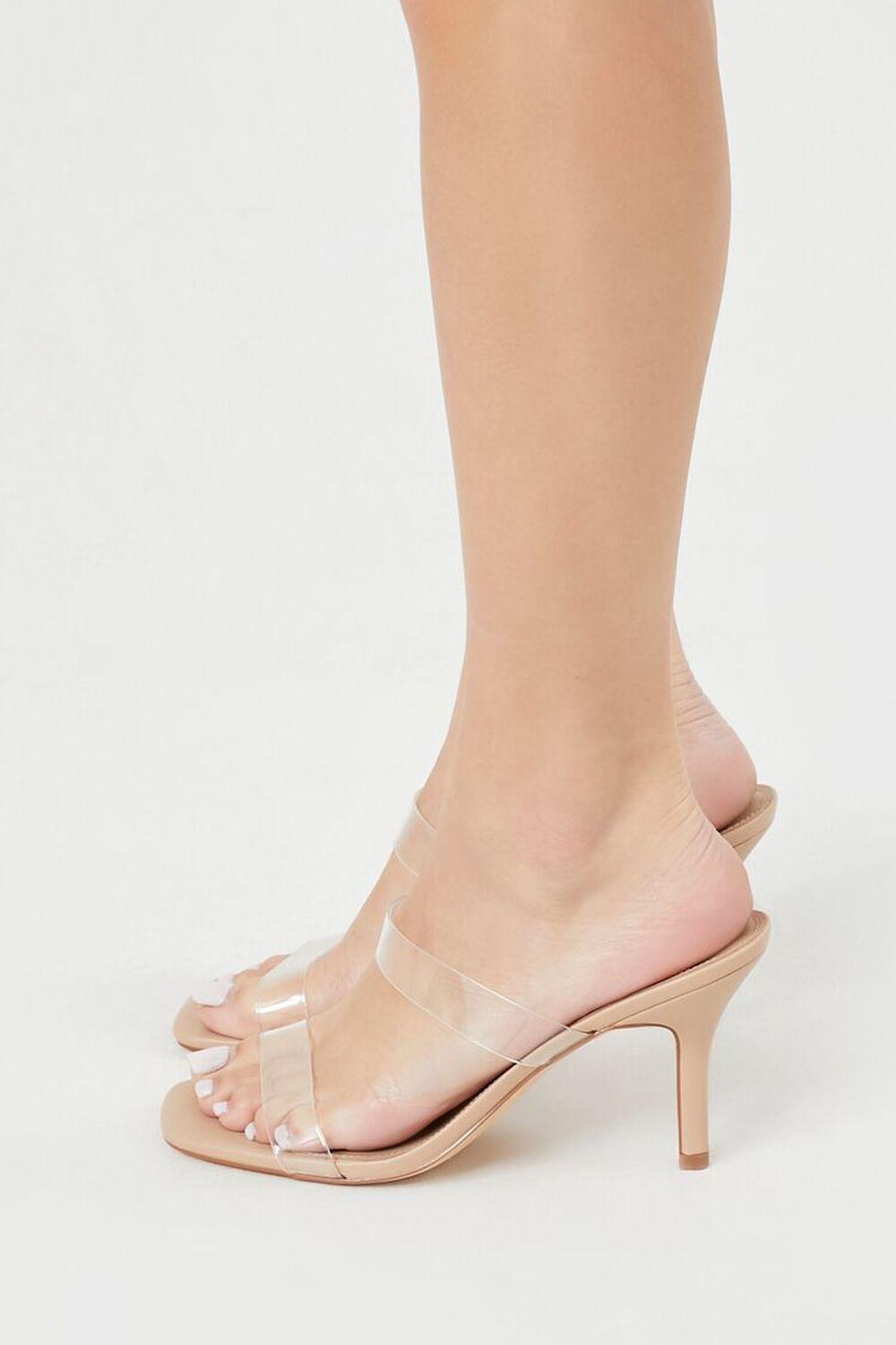 Clear Square-Toe Stiletto Heels | Forever 21 product image