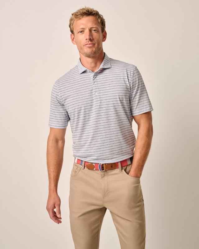 Top Shelf Performance Polo - Declan Stripe Male Product Image